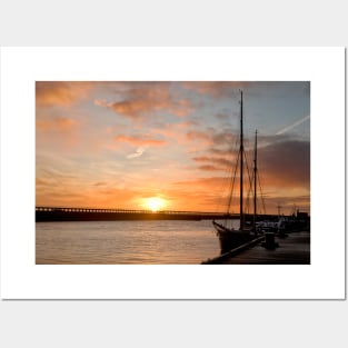 Sunrise on the River Blyth Posters and Art